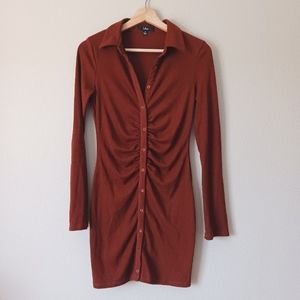 Lulu's button down long sleeve dress